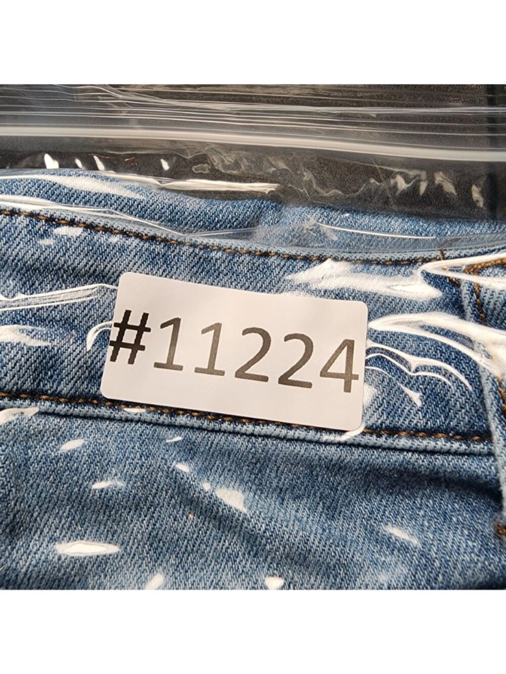 Chicos Jeans Womens 1 US 8 Blue Stretch Denim Button Fly Wide Leg Crop - Picture 11 of 12